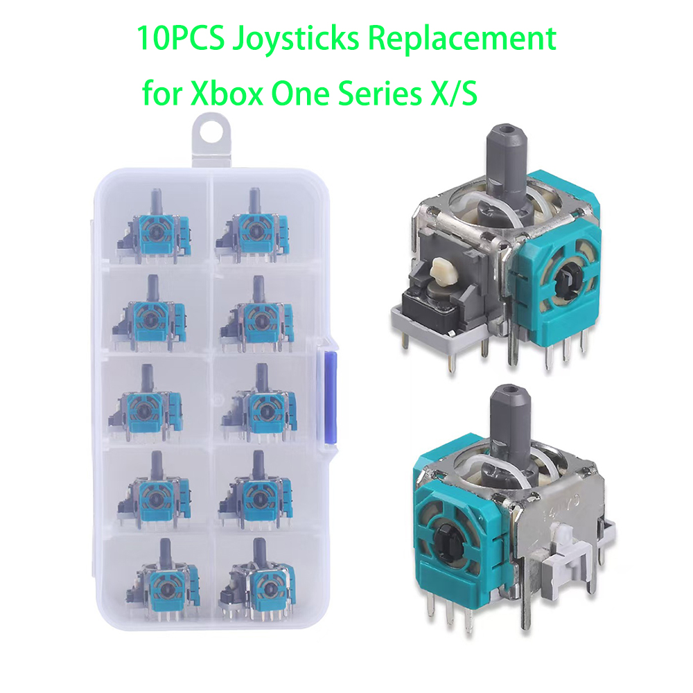 Gaming Accessories Xbox Series S - 10pcs Replacement 3D Analog Joystick ThumbStick