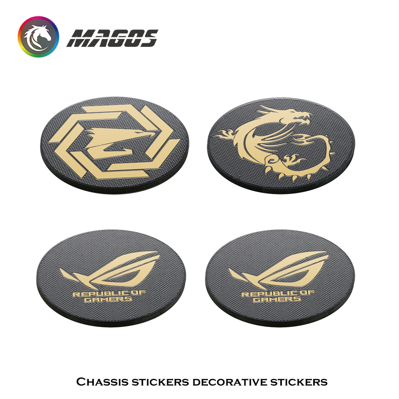 Gaming Accessories Room - Computer Case Fan Metal Sticker ROG