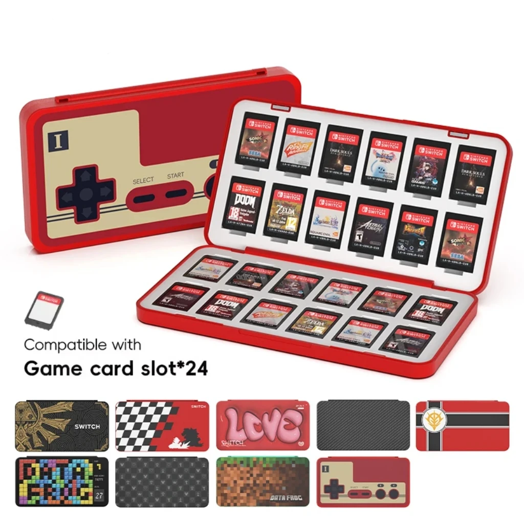 Gaming Accessories Holder - DATA FROG 24-in-1 Game Card Holder