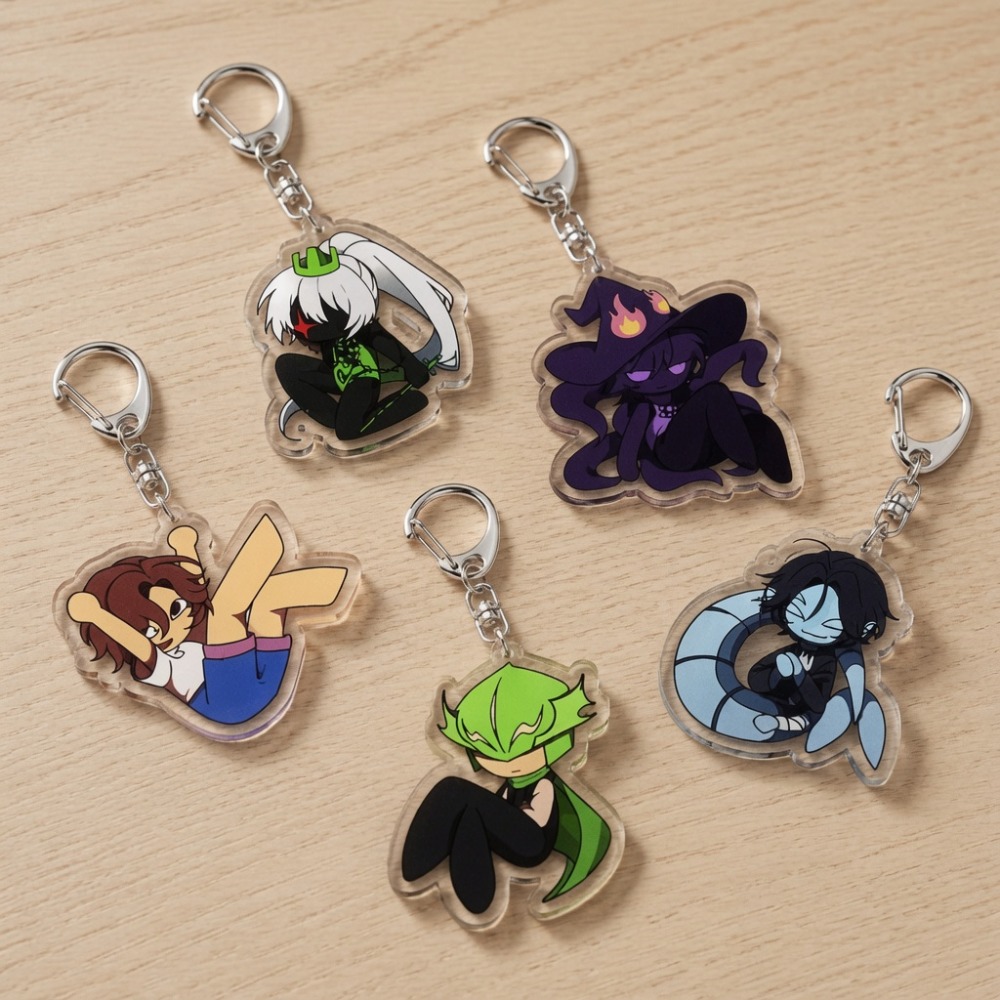 Gaming Accessories Bag - Cute Cartoon Chibi Keychains Accessories Bag