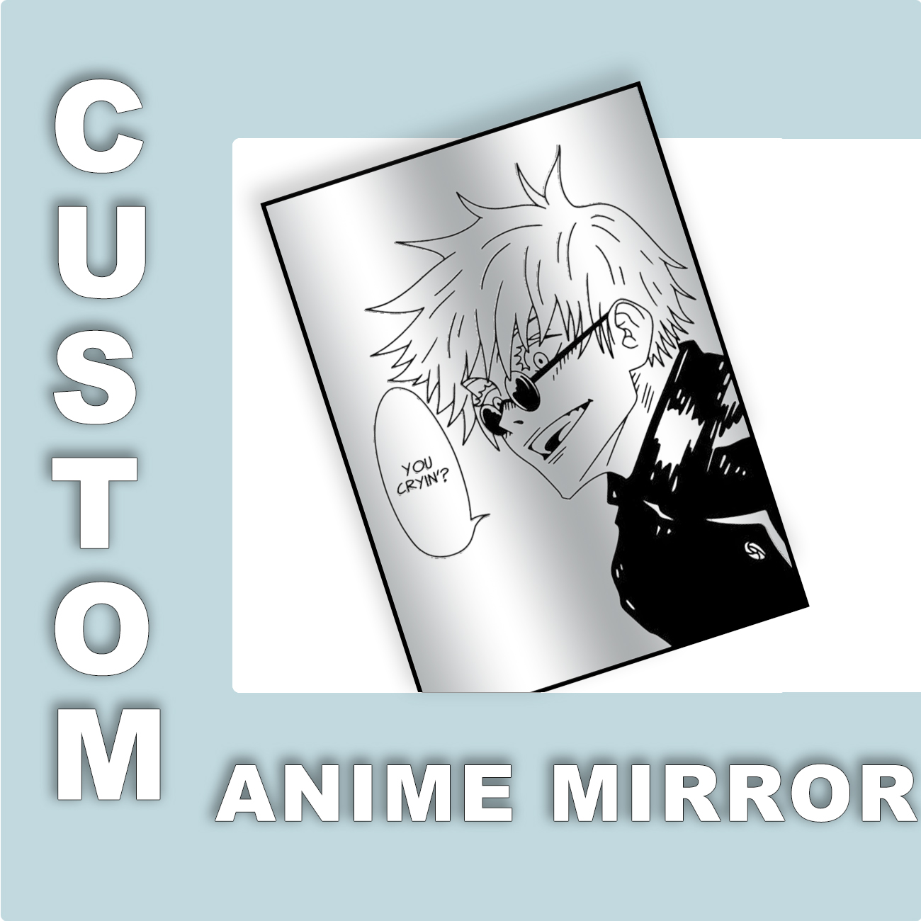 Custom Design Anime Mirror Vin - огляд і ціна Gaming Accessories Room