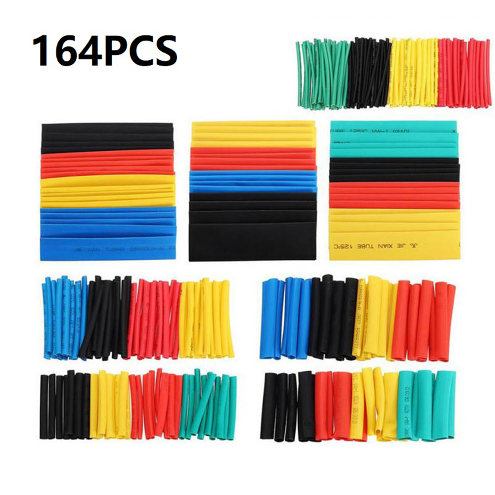 164pcs Heat Shrink Tube Kit Th - огляд і ціна Sleeved Cable Kit