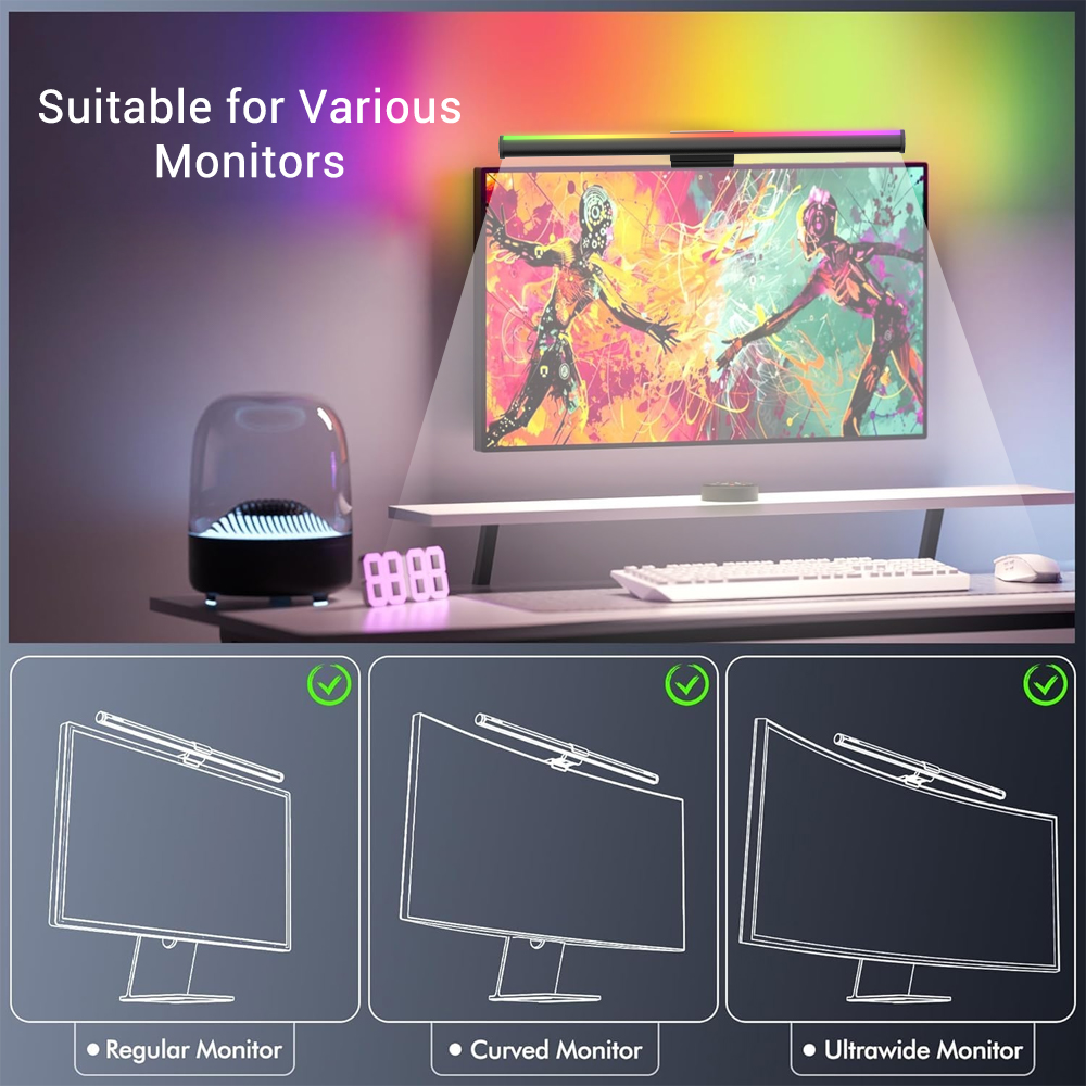 RGB Monitor Light Bar Smart Wi - огляд і ціна Gaming Accessories App