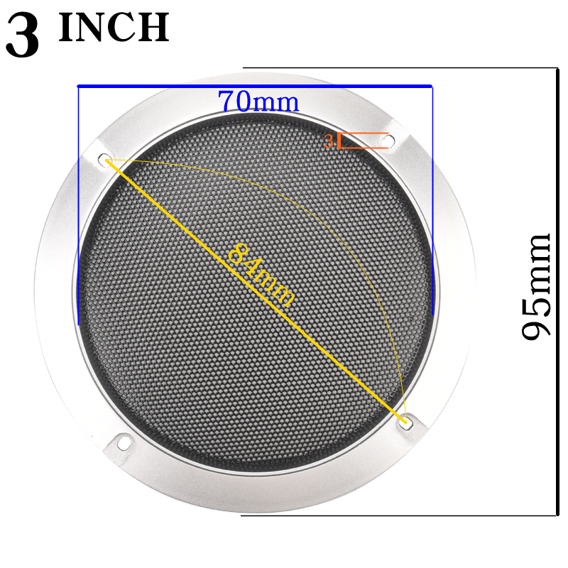 Silvery 2 3 4 5 6.5 8 10INCH S - огляд і ціна Case Mesh Panel