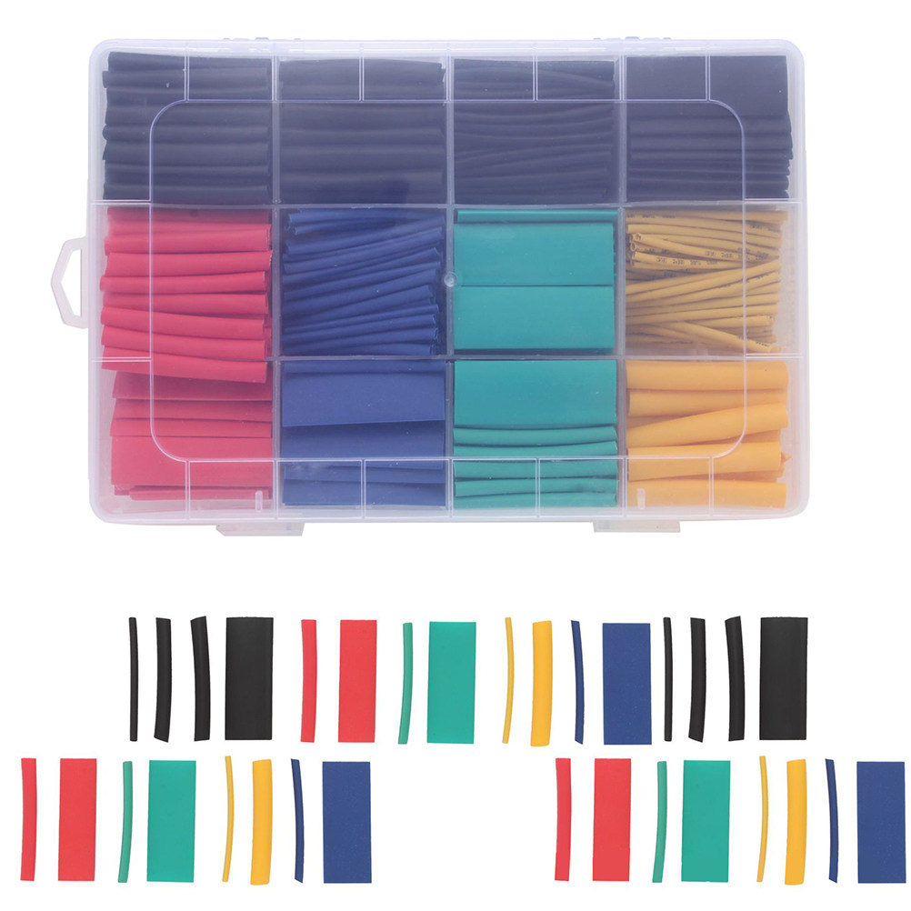 530Pcs Heat Shrink Tubing Kit  - огляд і ціна Sleeved Cable Kit