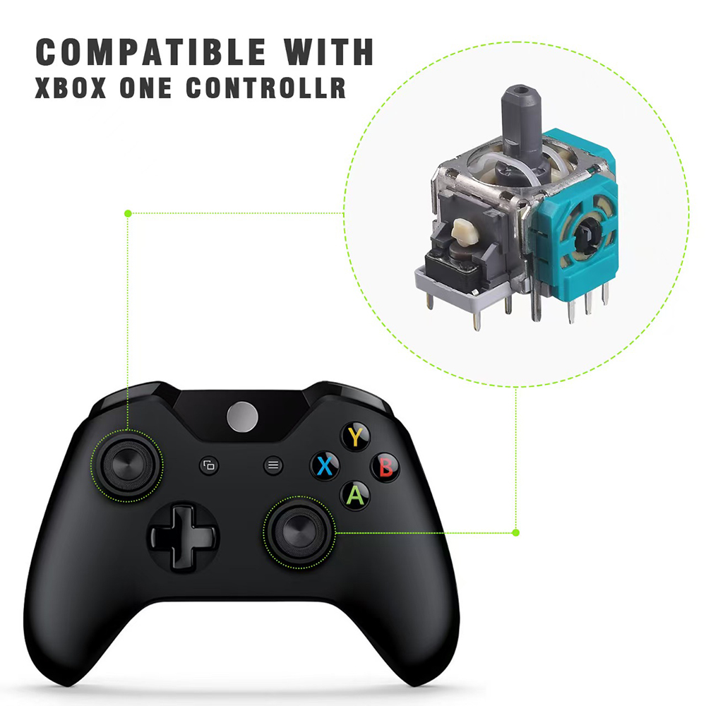 10pcs Replacement 3D Analog Jo - огляд і ціна Gaming Accessories Xbox Series S