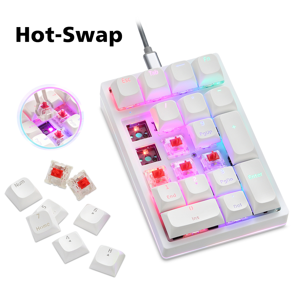 K24Pro 21Keys Number Pad Mecha - огляд і ціна Keyboard Numpad Separate