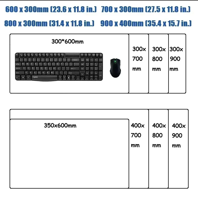 Mairuige XXL DIY Anime Mouse P - огляд і ціна Gaming Mouse Pad Xl