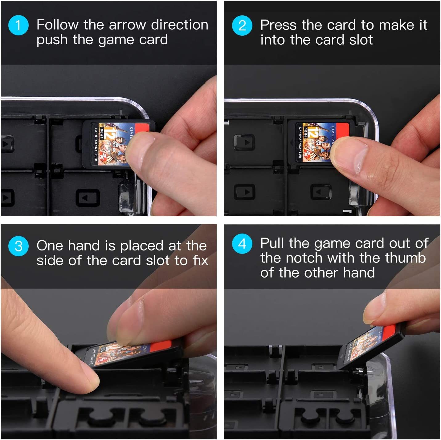 Game Card Sleeve Compatible Sw - огляд і ціна Gaming Accessories Holder