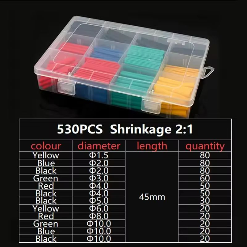 Heat Shrink Tubing 2:1 Thermor - огляд і ціна Sleeved Cable Kit