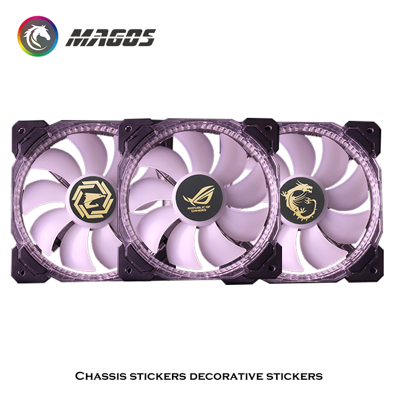 Computer Case Fan Metal Sticke - огляд і ціна Gaming Accessories Room