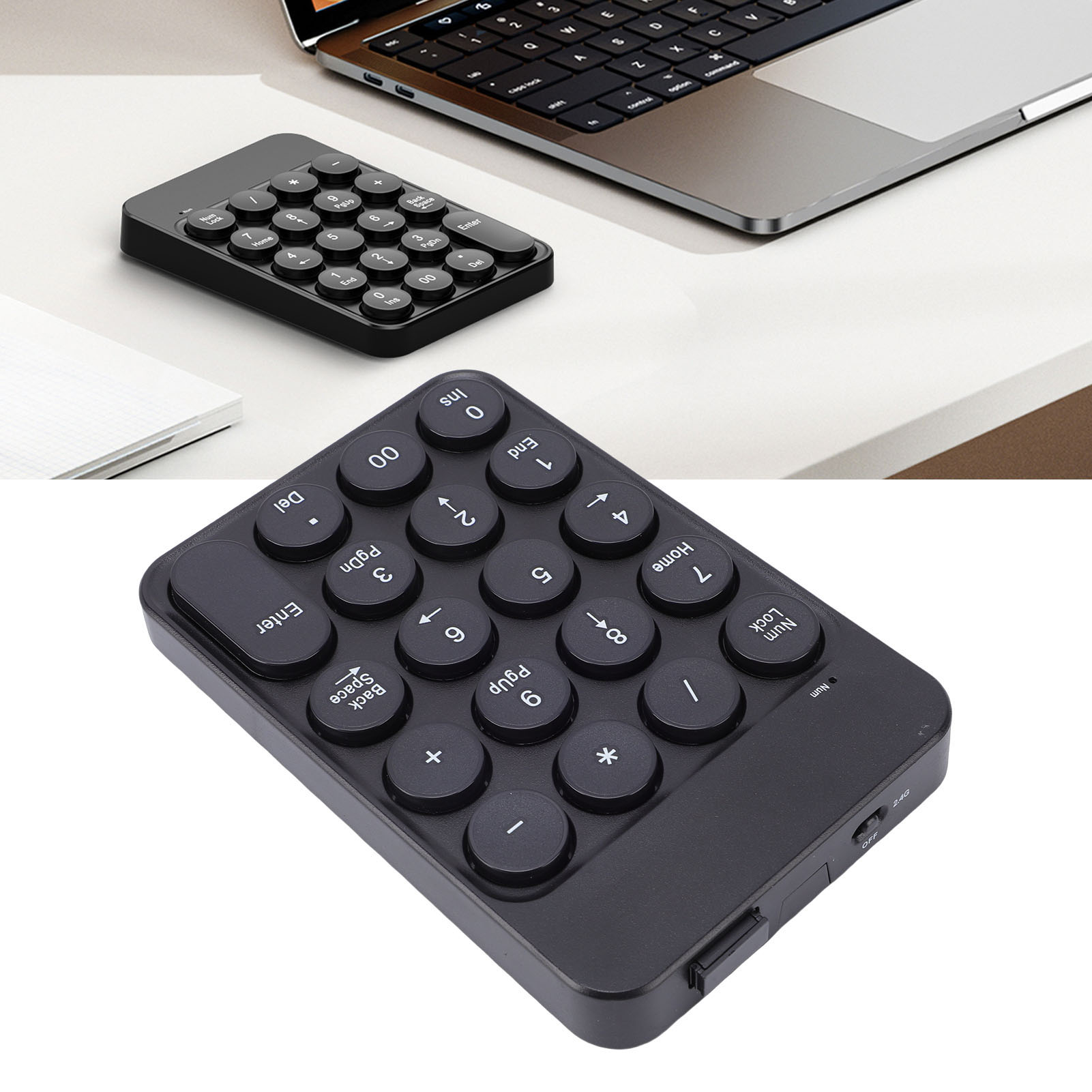 Mini Numeric Keypad with Round - огляд і ціна Keyboard Numpad Separate