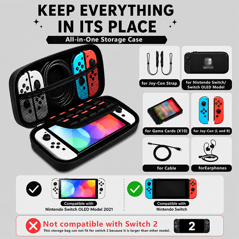 Cute Shockproof Carry Case for - огляд і ціна Gaming Accessories Bag