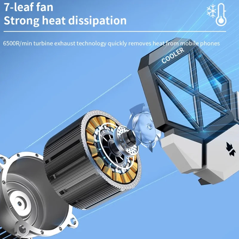 DY08 Mobile Phone Cooling Fan  - огляд і ціна Gaming Accessories Room
