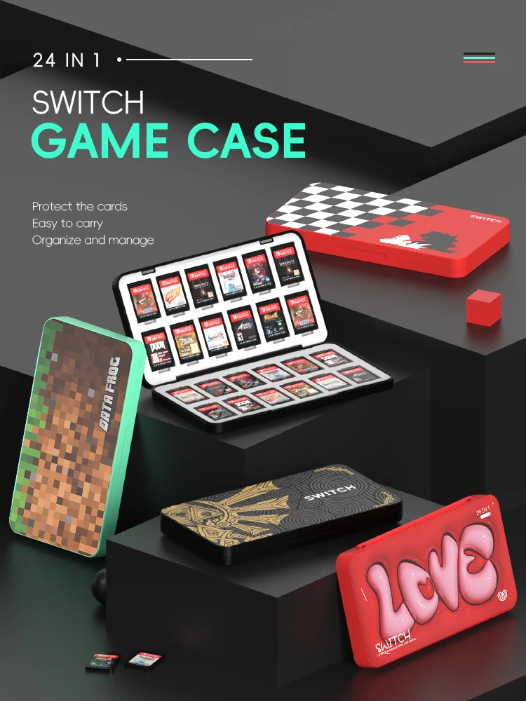 DATA FROG 24-in-1 Game Card Ho - огляд і ціна Gaming Accessories Holder