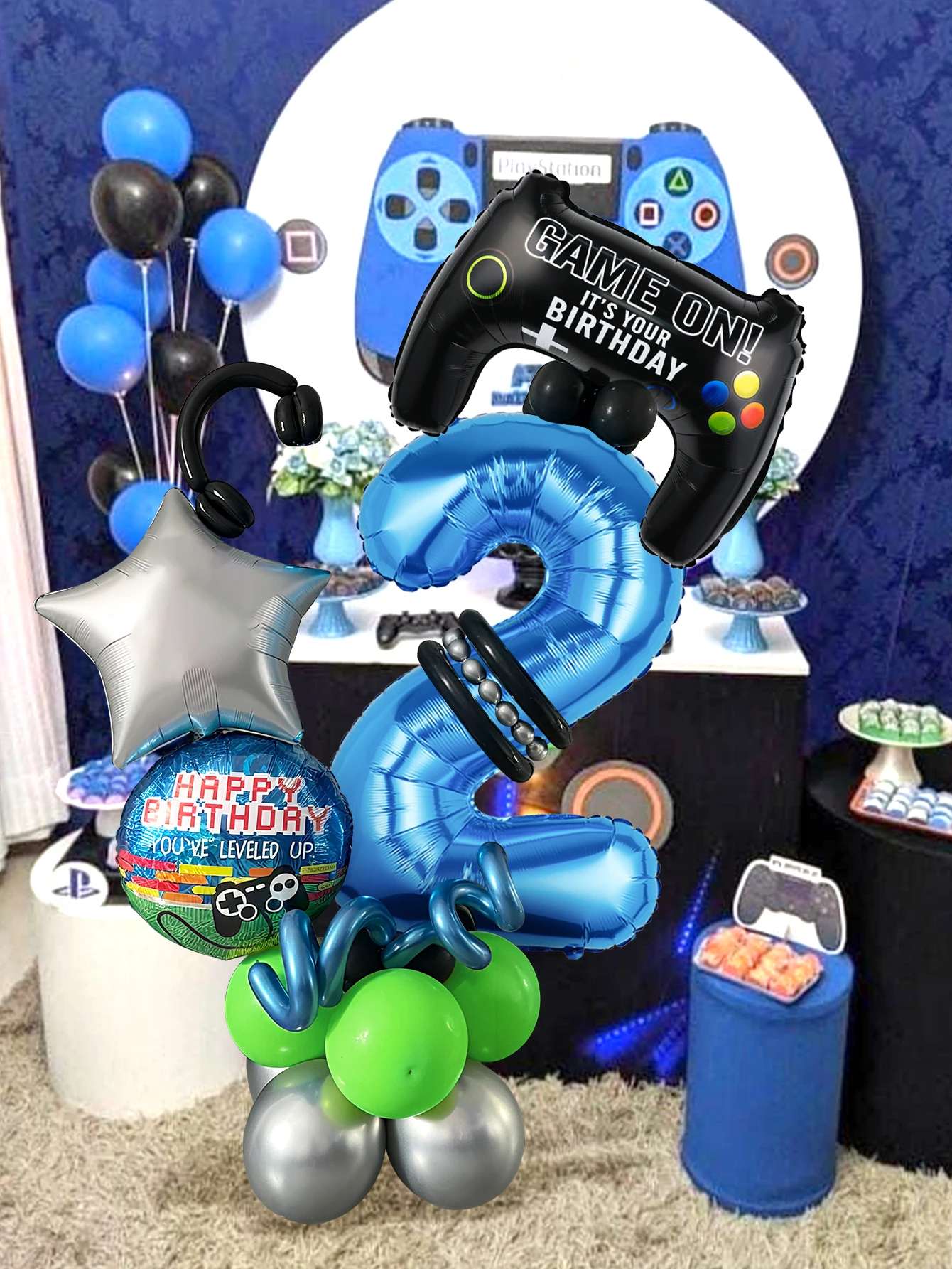 32PCS Game Theme Birthday Numb - огляд і ціна Gaming Accessories Room