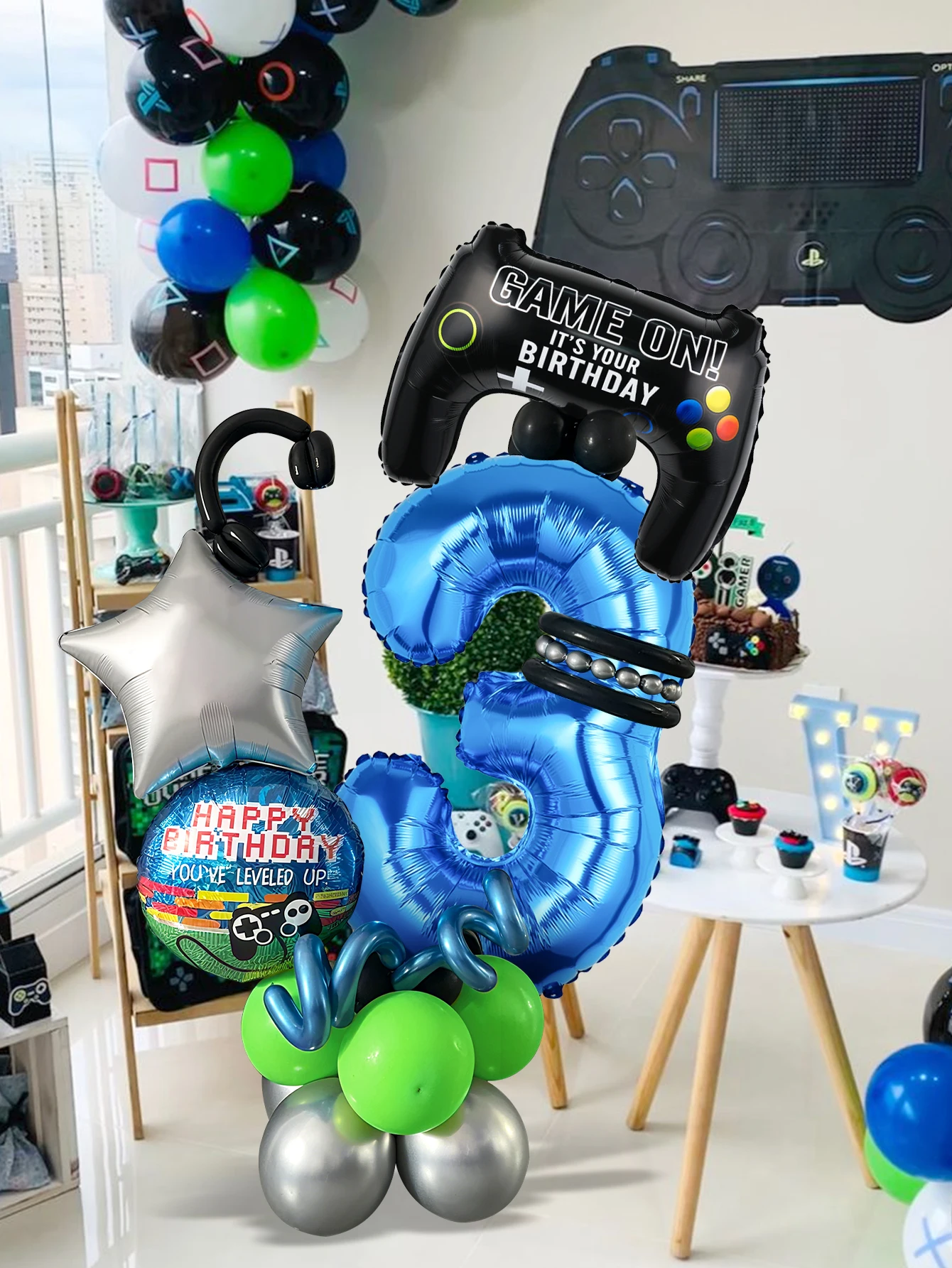 32PCS Game Theme Birthday Numb - огляд і ціна Gaming Accessories Room