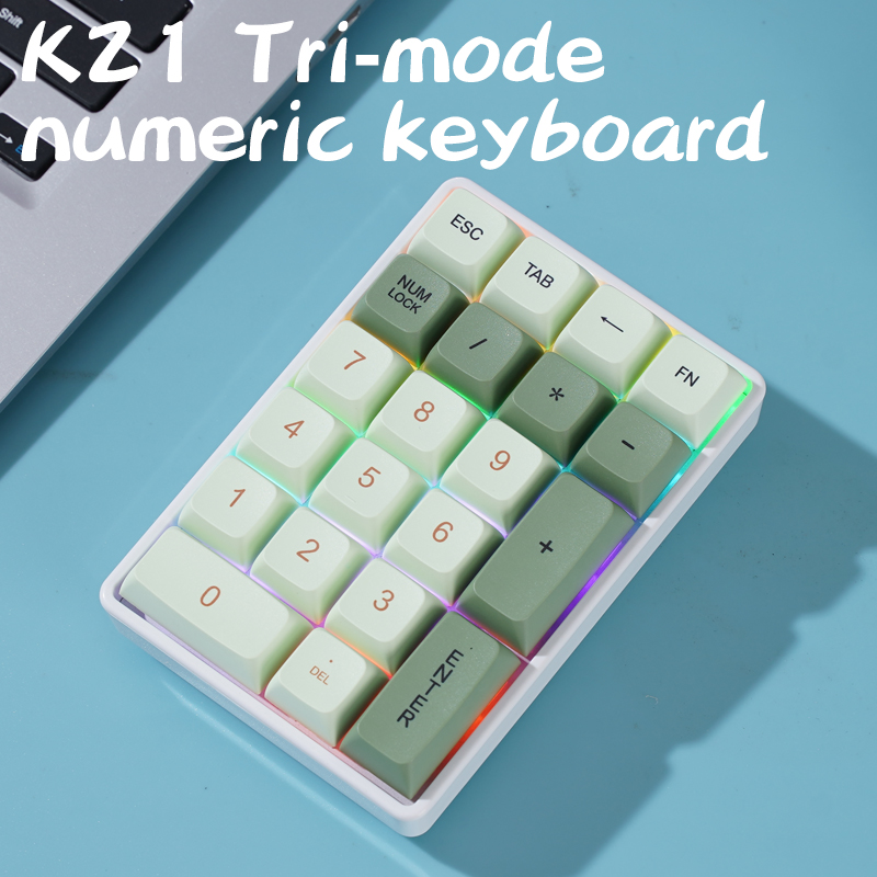 FREEWOLF K21 Wireless Mechanic - огляд і ціна Keyboard Numpad Separate