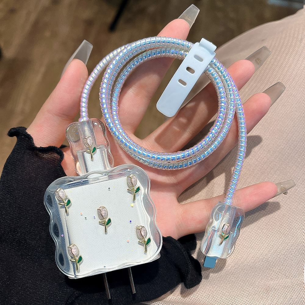 Cute 3D Pearl Charger Protecto - огляд і ціна Sleeved Cable Kit