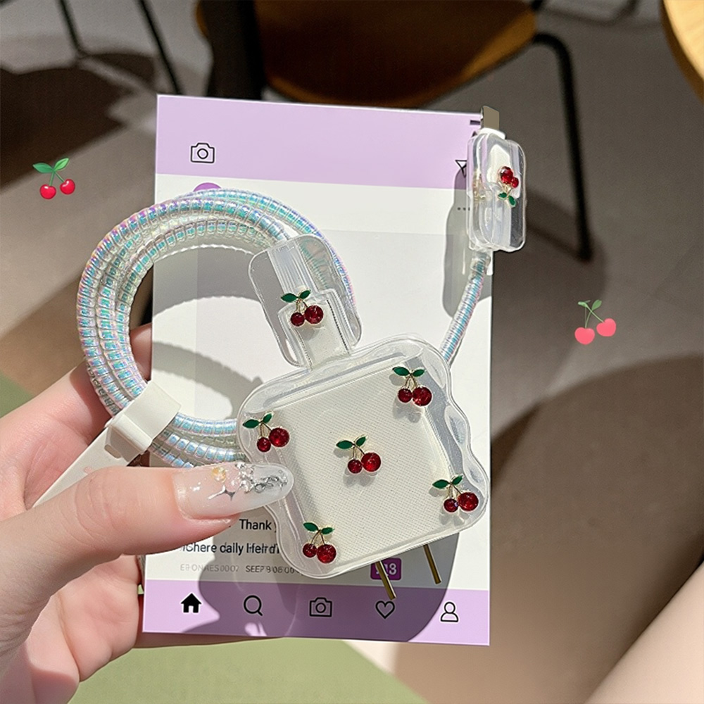Cute 3D Pearl Charger Protecto - огляд і ціна Sleeved Cable Kit