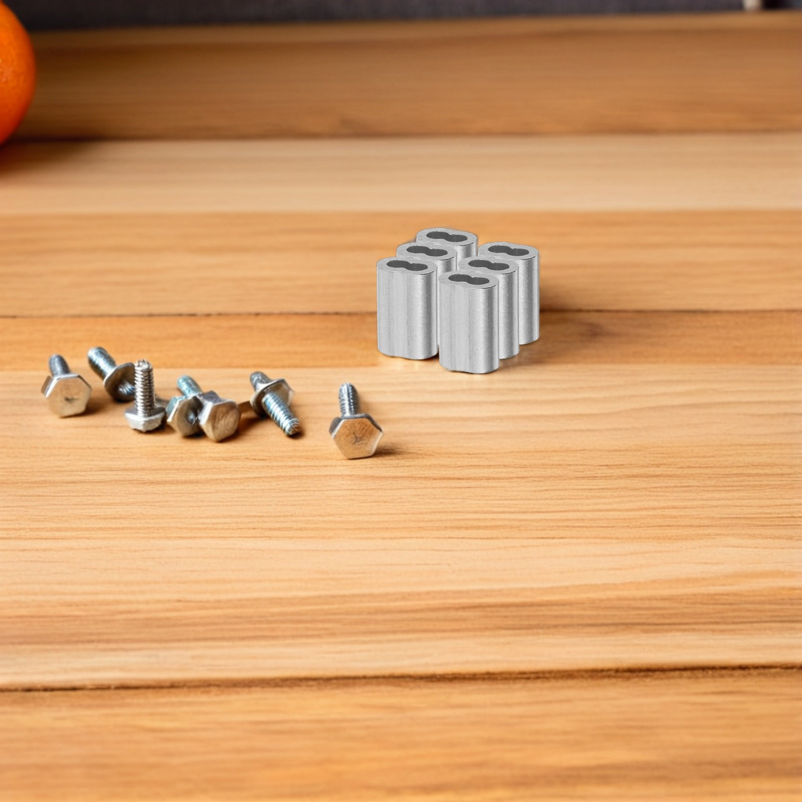 200Pcs Aluminum Crimping Loop  - огляд і ціна Sleeved Cable Kit