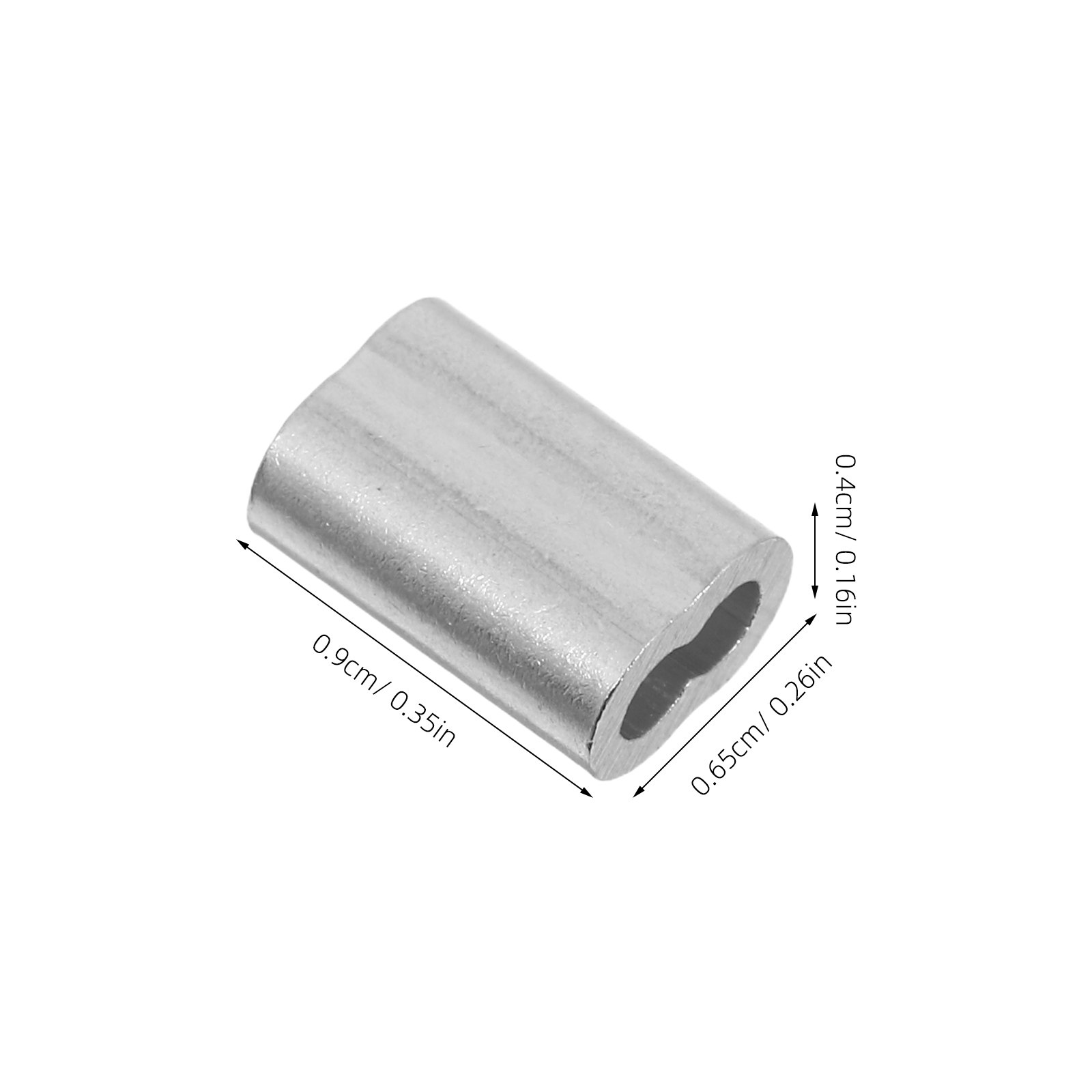 200Pcs Aluminum Crimping Loop  - огляд і ціна Sleeved Cable Kit