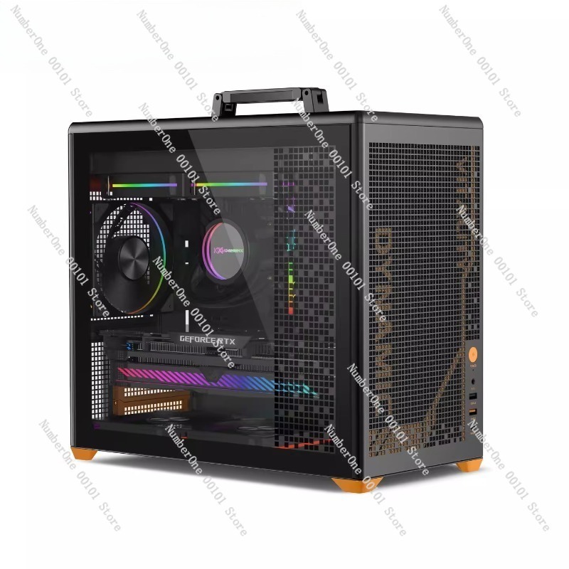 Portable MATX Computer Case wi - огляд і ціна Case Mesh Panel