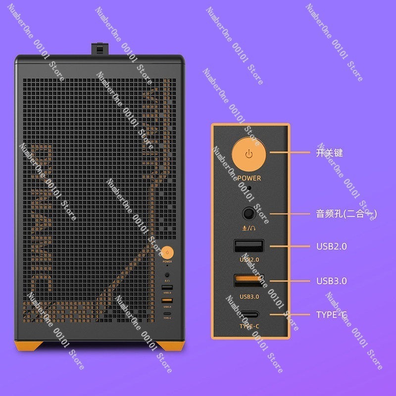Portable MATX Computer Case wi - огляд і ціна Case Mesh Panel