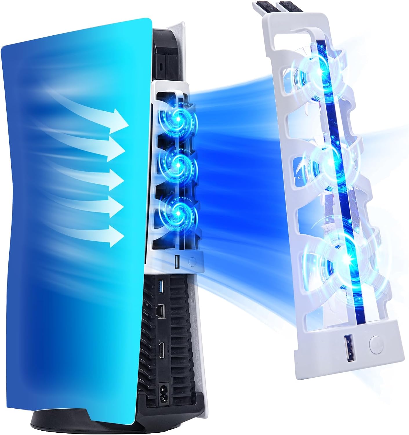 For PS5 Slient Cooling Fan wit - огляд і ціна Gaming Accessories Playstation