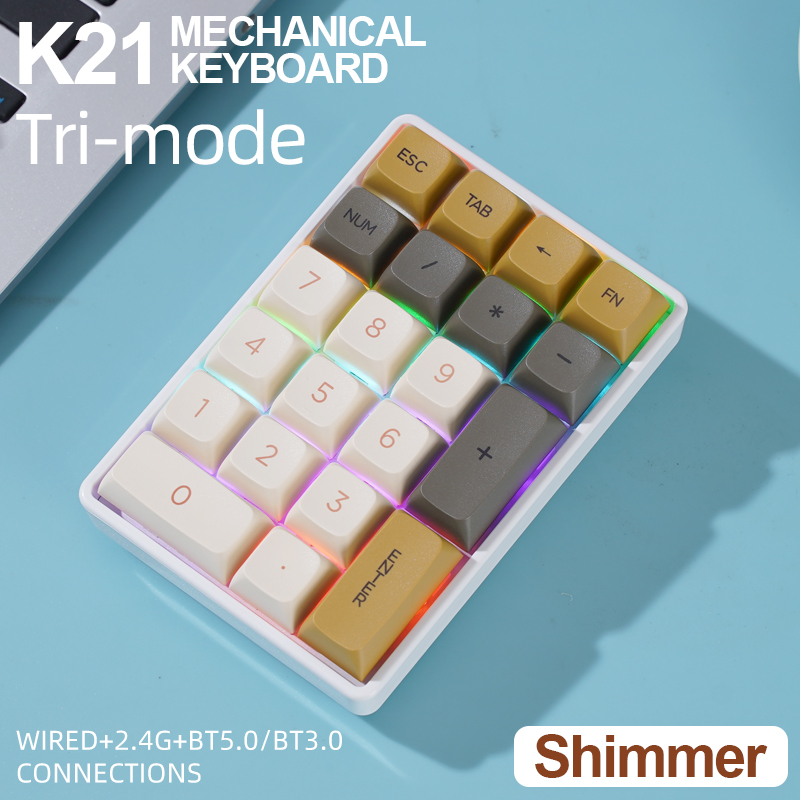 K21 Tri-mode Mechanical Numeri - огляд і ціна Keyboard Numpad Separate