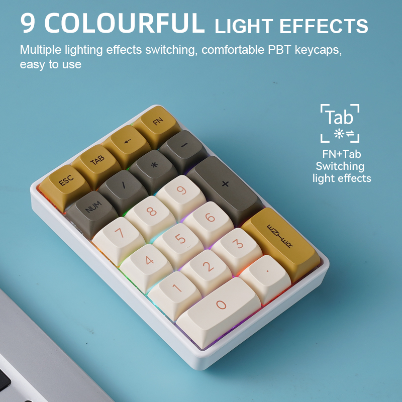 K21 Tri-mode Mechanical Numeri - огляд і ціна Keyboard Numpad Separate