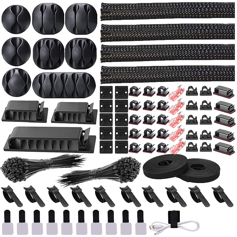 282/352/367 Pcs Cable Organize - огляд і ціна Sleeved Cable Kit